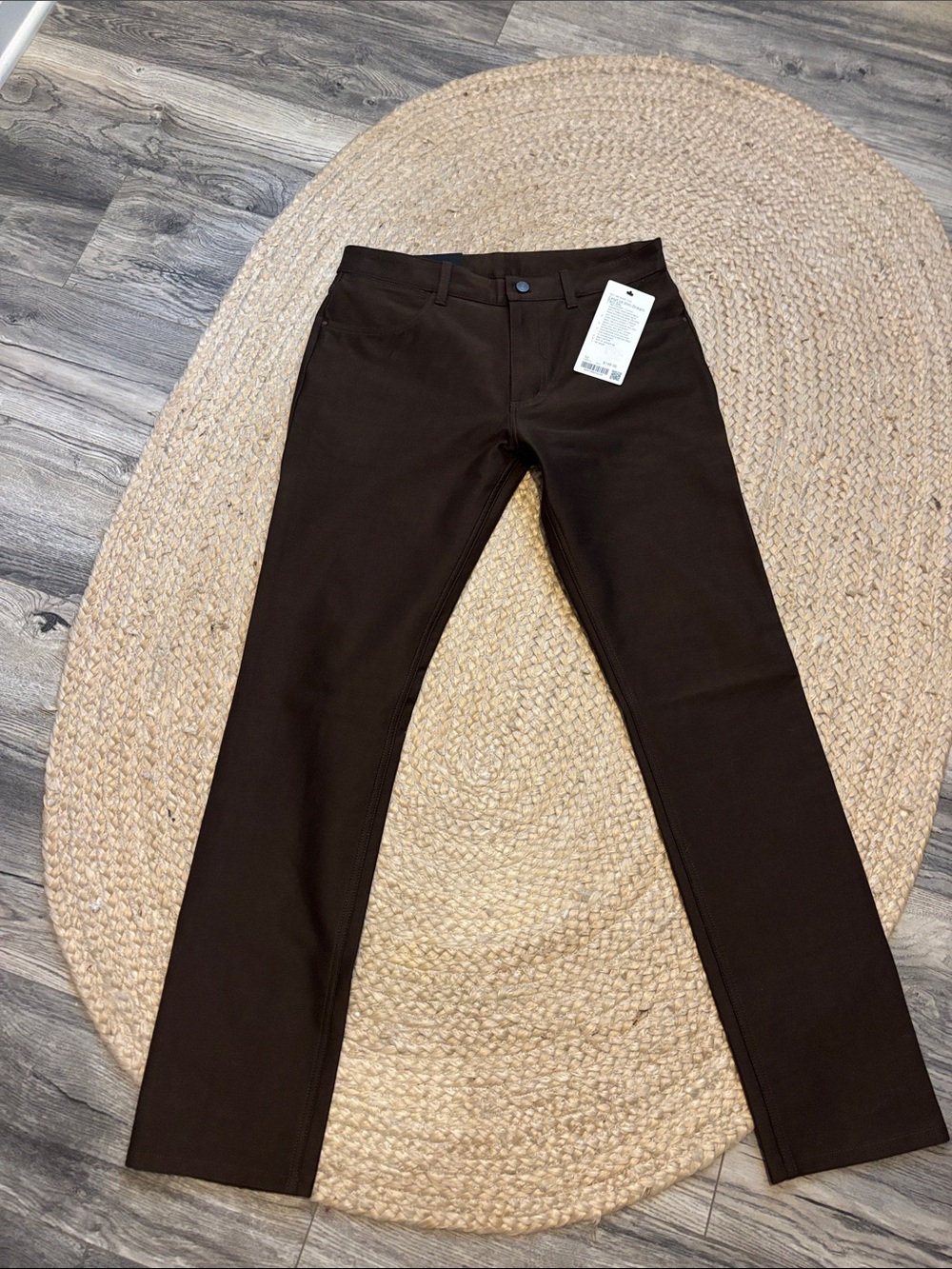 lululemon athletica Men's Slim Dark Brown Chinos